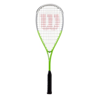 Wilson rakieta do squasha Blade Ultra Light 132g/zrównoważona zielona - naciągnięta -